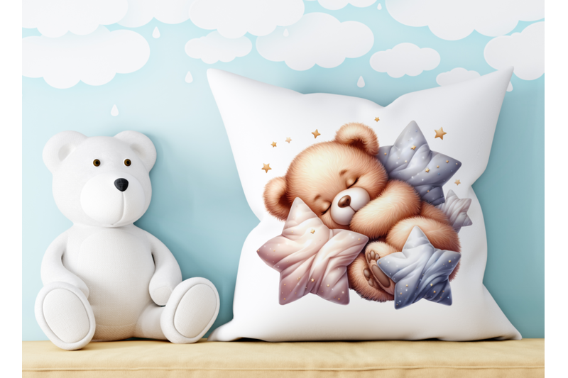 cute-sleeping-teddy-bears-clipart