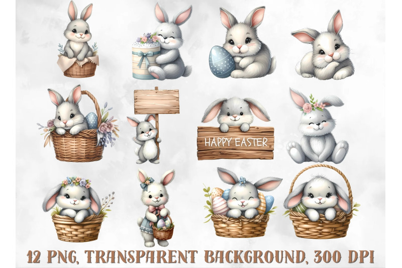 easter-bunnies-clipart-bundle