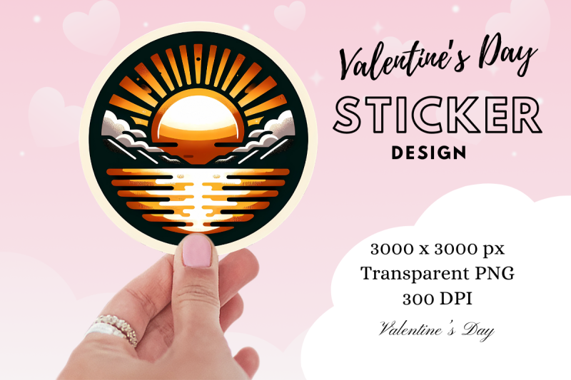 valentine-039-s-day-sticker-clipart-png