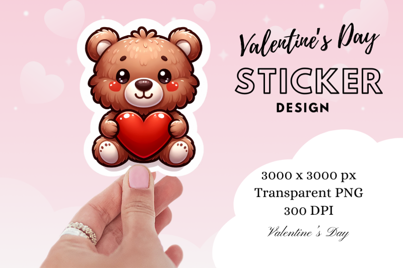 valentine-039-s-day-sticker-clipart-png