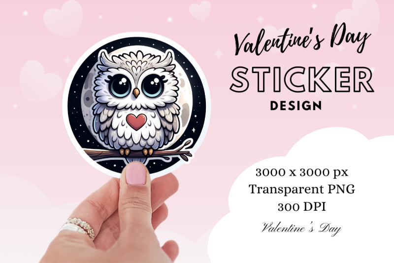 valentine-039-s-day-sticker-clipart-png