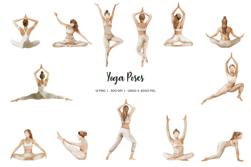 watercolor-female-yoga-pose-clipart-yoga-pose-icon-yoga-silhouette