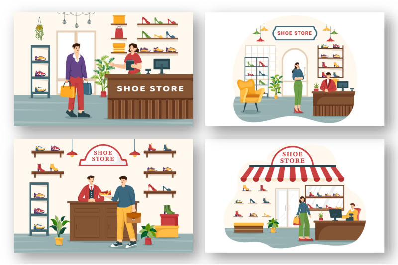 12-shoe-store-illustration