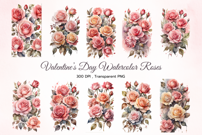 valentine-039-s-blush-pink-watercolor-roses