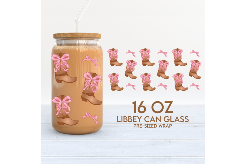 western-coquette-cup-wrap-16oz-libbey-can-glass-cowboy-boots