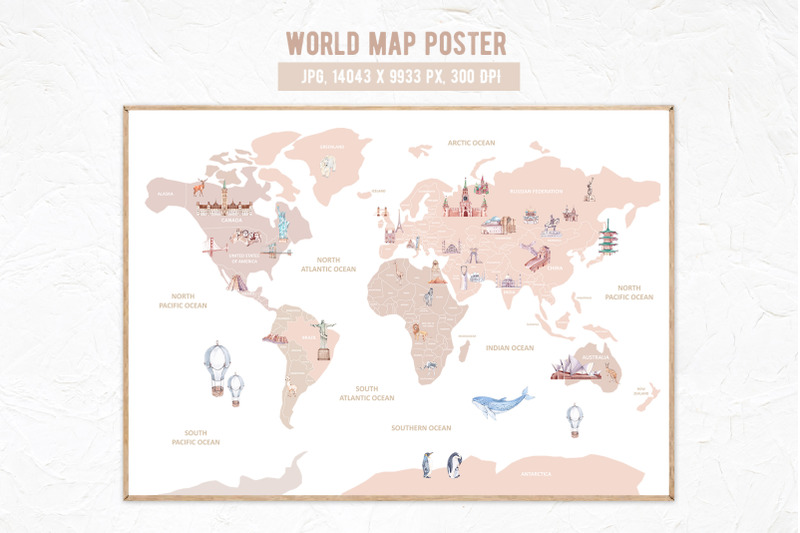 world-map-with-attractions