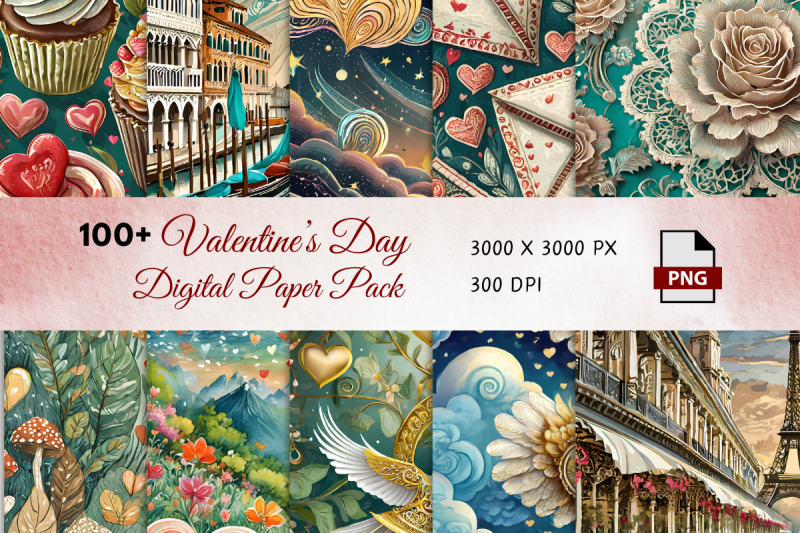 100-valentine-039-s-day-digital-paper-pack