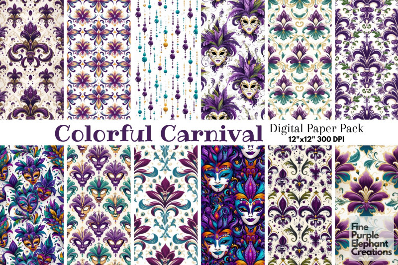 mardi-gras-digital-paper-masquerade-fleur-de-lis