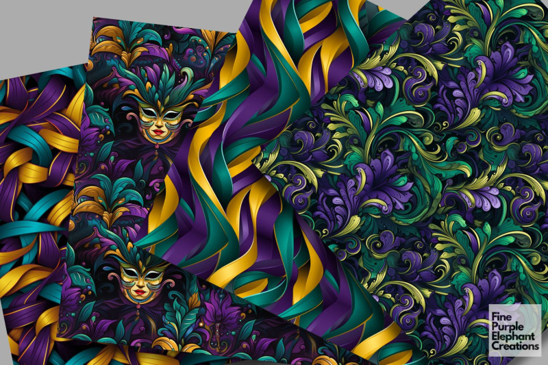 mardi-gras-carnival-digital-paper-brazilian-masquerade-fat-tuesday