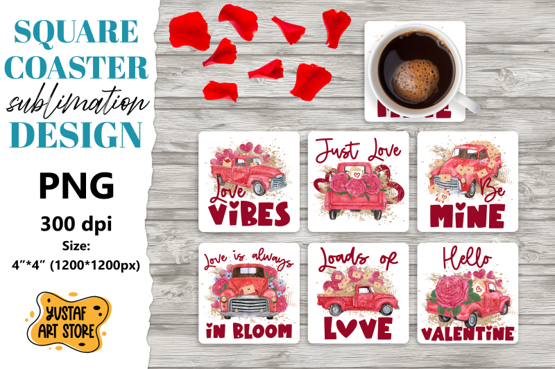 valentine-coaster-sublimation-valentine-truck-square-coaster