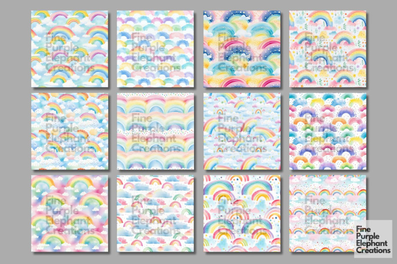 watercolor-pastel-rainbow-digital-paper-whimsical-colorful-unicorn-c