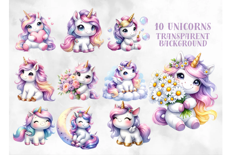 unicorns-clipart-cute-unicorns-png