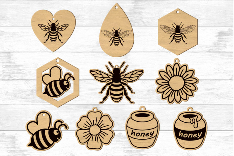 bee-earring-pendant-svg-file-for-laser-cutter-and-glowforge-engraved
