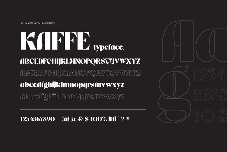 kaffe-psychedelic-typeface