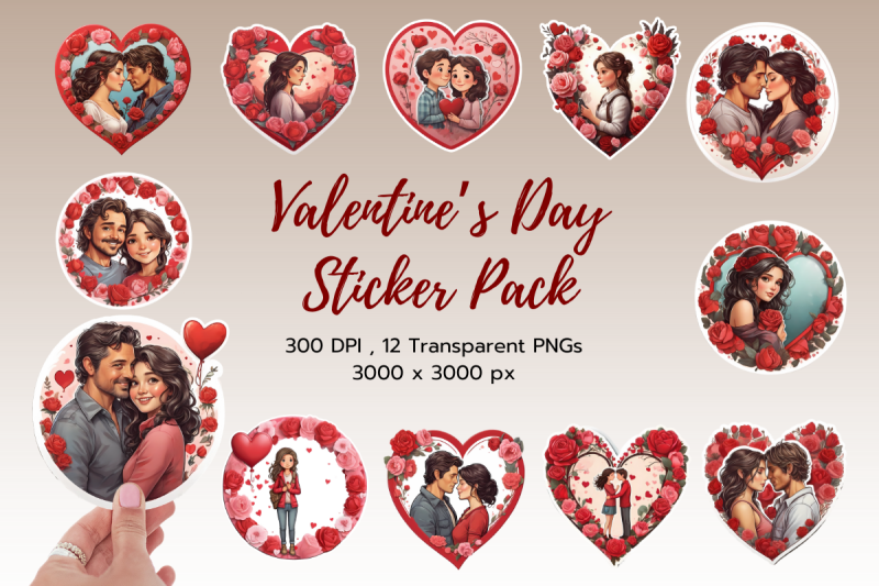 valentines-day-couple-sticker-pack