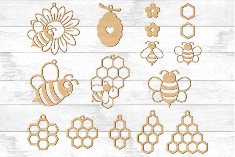 cute-bee-pendant-earrings-svg-files-nbsp-for-laser-cutter-and-glowforge