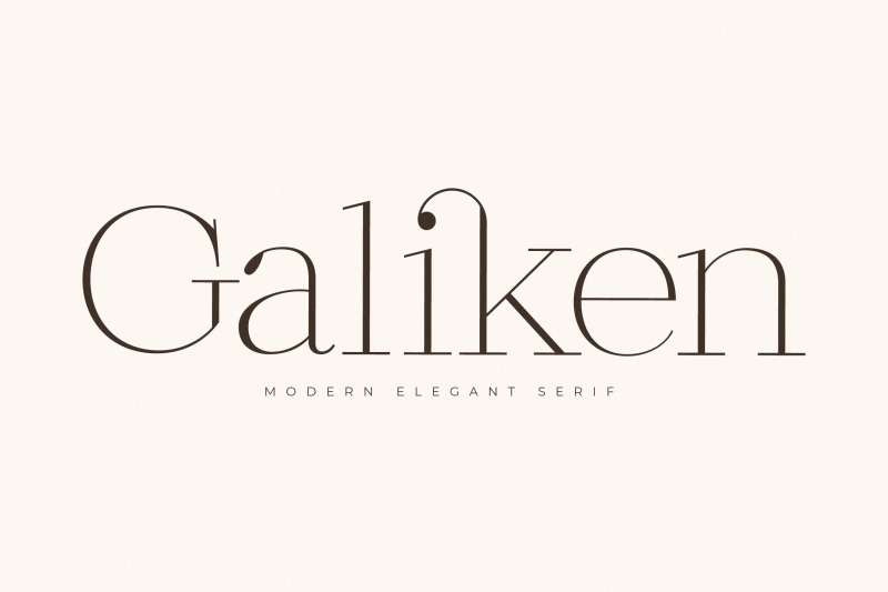 galiken-modern-elegant-serif