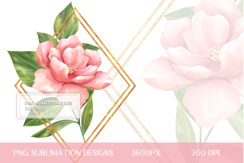 pink-flower-png-floral-sublimation-design