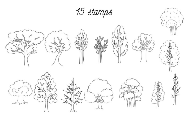 tree-stamp-brushes-for-procreate