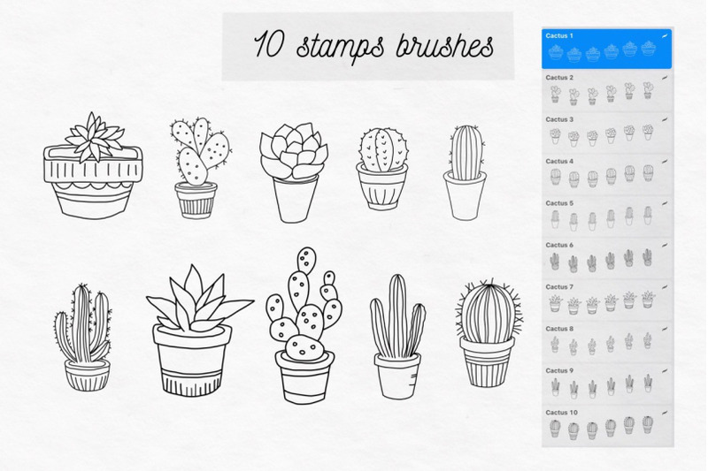 cactus-stamps-succulent-stamp-home-plants