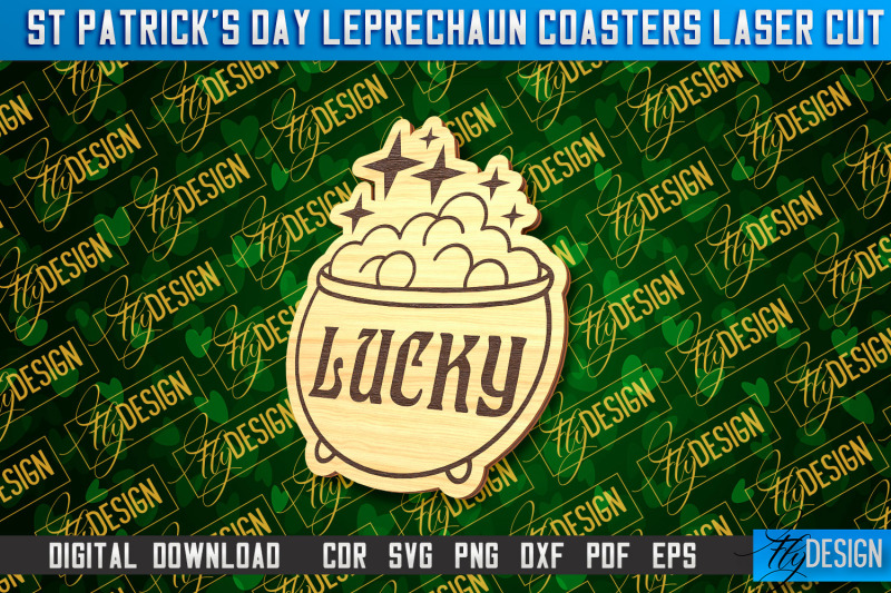 st-patrick-039-s-day-leprechaun-coasters-laser-cutting-file-cnc-file