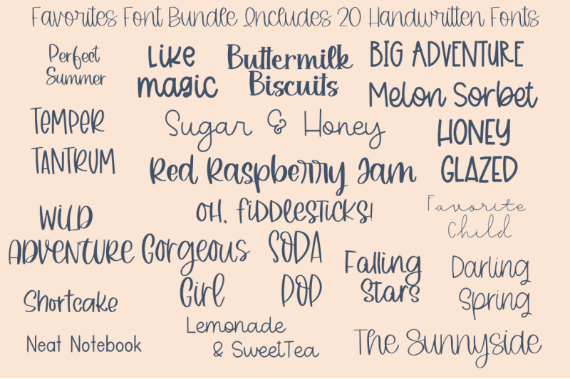 favorites-font-bundle