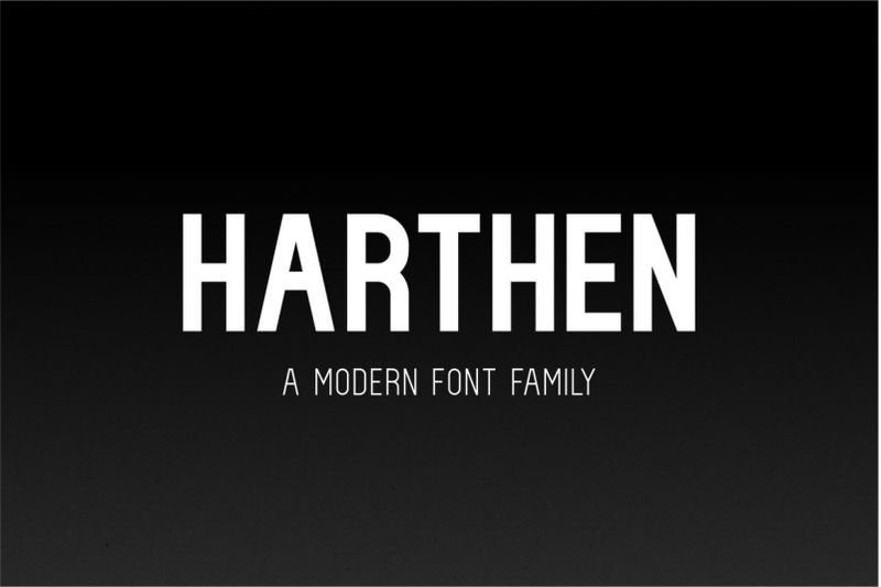 harthen-sans-serif-powerful-family-font