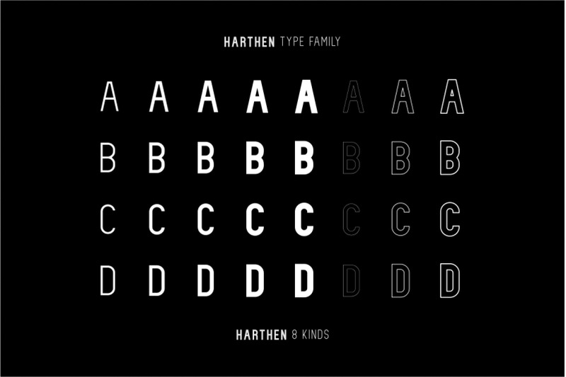 harthen-sans-serif-powerful-family-font