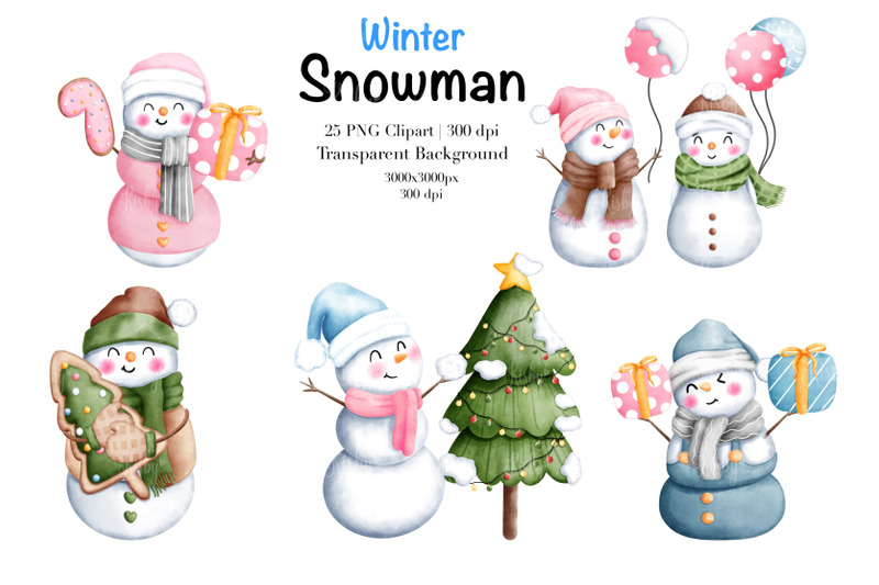 watercolor-winter-snowman-clipart