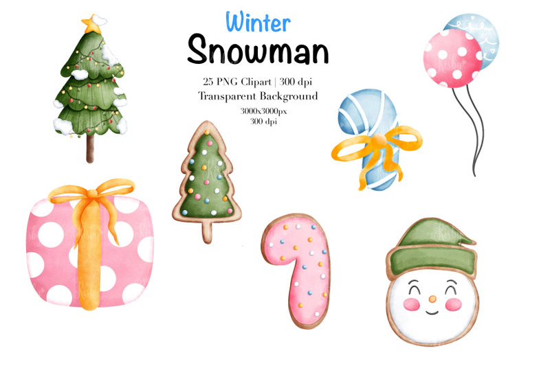 watercolor-winter-snowman-clipart