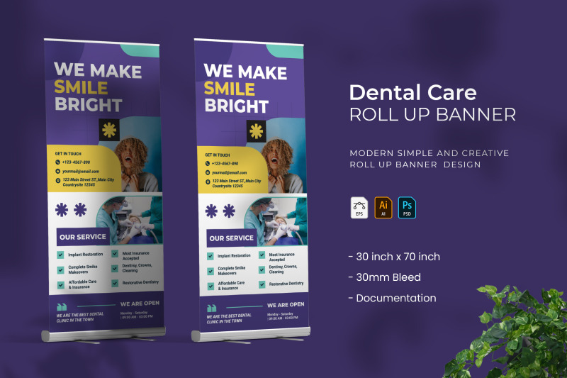 dental-care-roll-up-banner