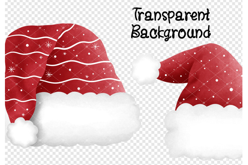 watercolor-santa-hat-clipart-christmas-clipart