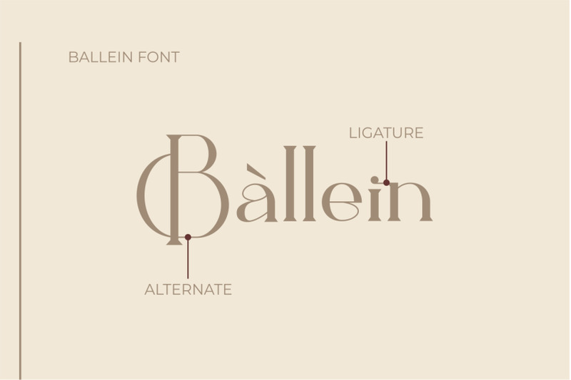 ballein-feminine-serif-font