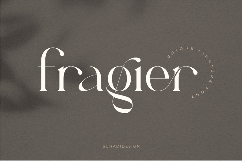 fragier-unique-ligature-serif-font