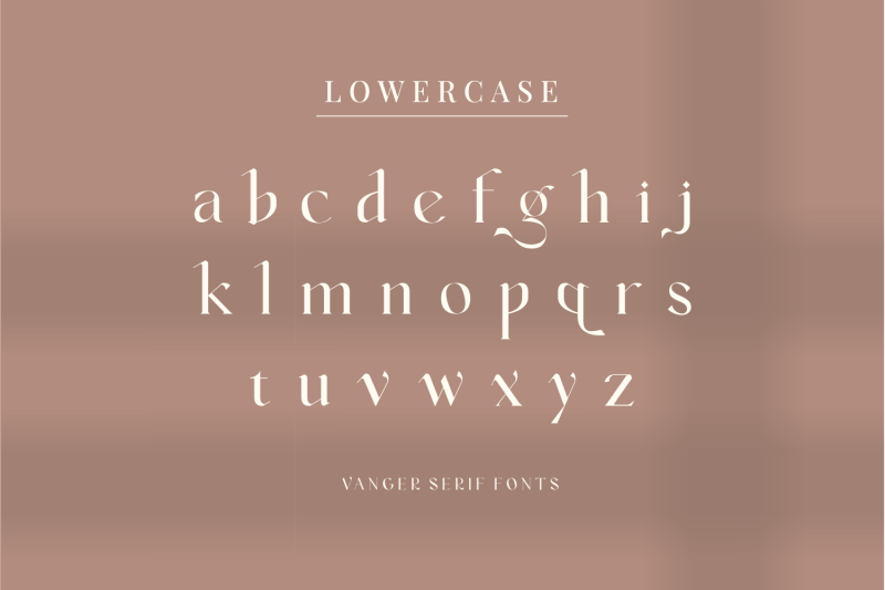 vanger-modern-serif-font