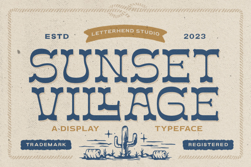 sunset-village-display-typeface