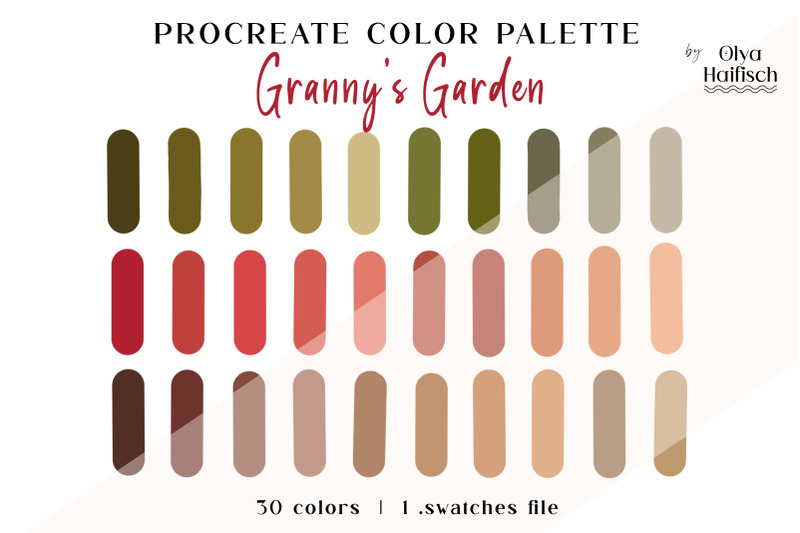 floral-procreate-color-palette-spring-boho-color-swatches