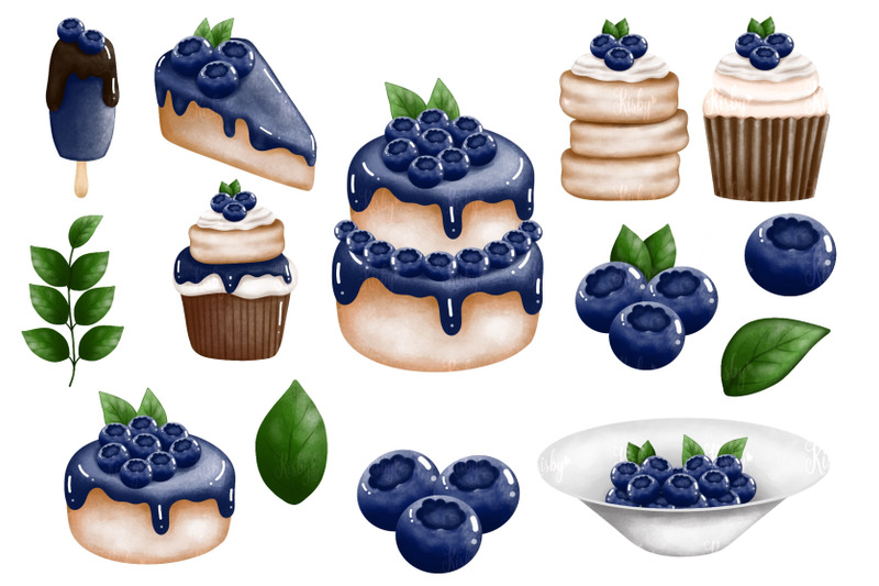 watercolor-blueberry-dessert-clipart