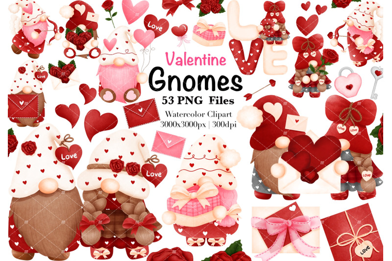 watercolor-valentines-gnomes-clipart