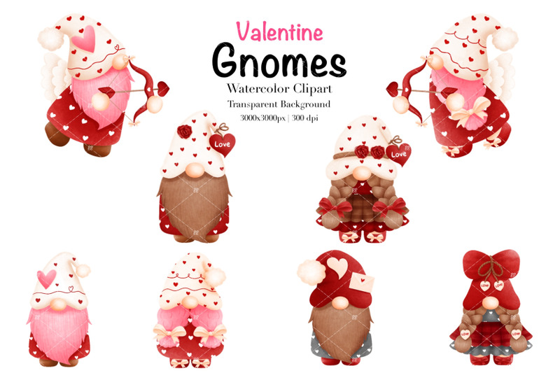 watercolor-valentines-gnomes-clipart