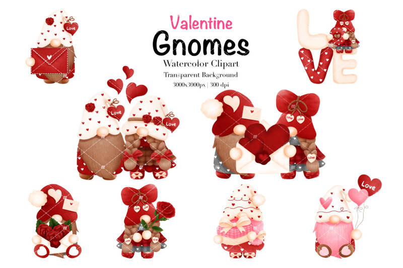 watercolor-valentines-gnomes-clipart