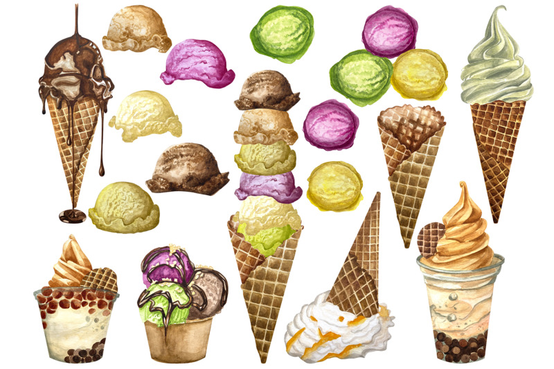 watercolor-italian-gelato-ice-cream-clip-art-set