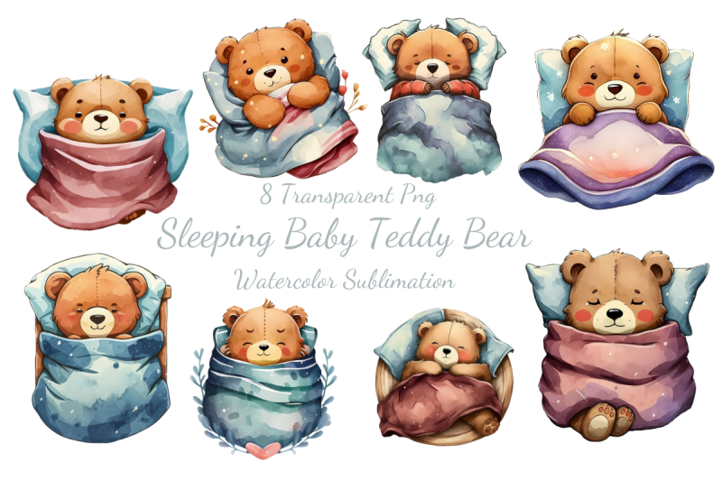 sleeping-baby-teddy-bear-sublimation