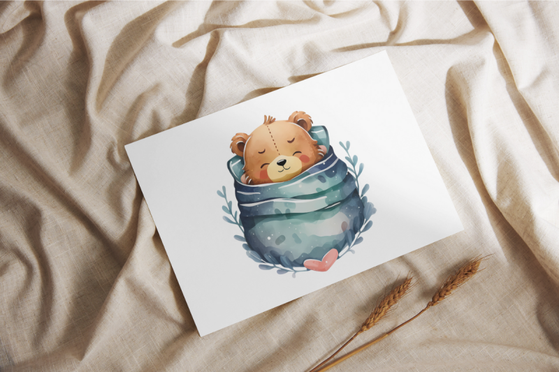 sleeping-baby-teddy-bear-sublimation