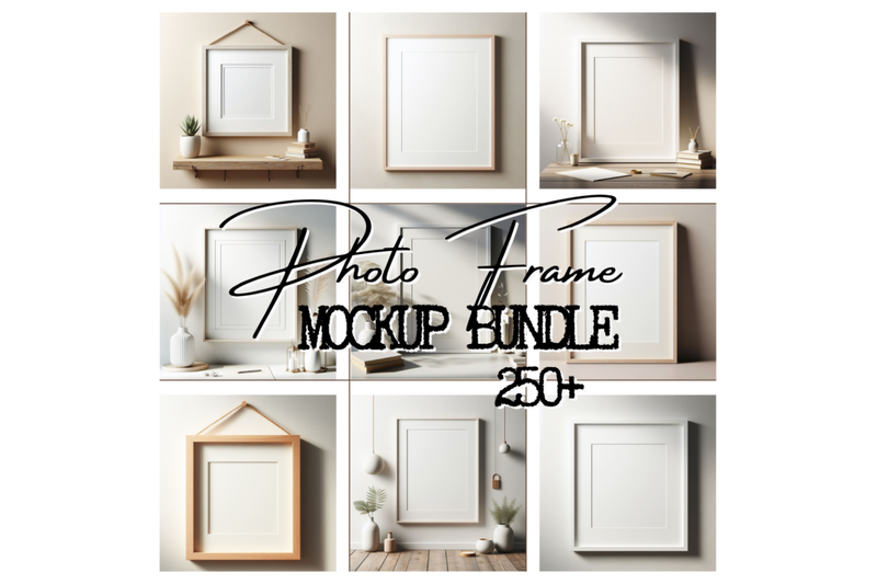 250-frame-mockup-bundle-simple-mock-up-photograph-styled-stock-photo