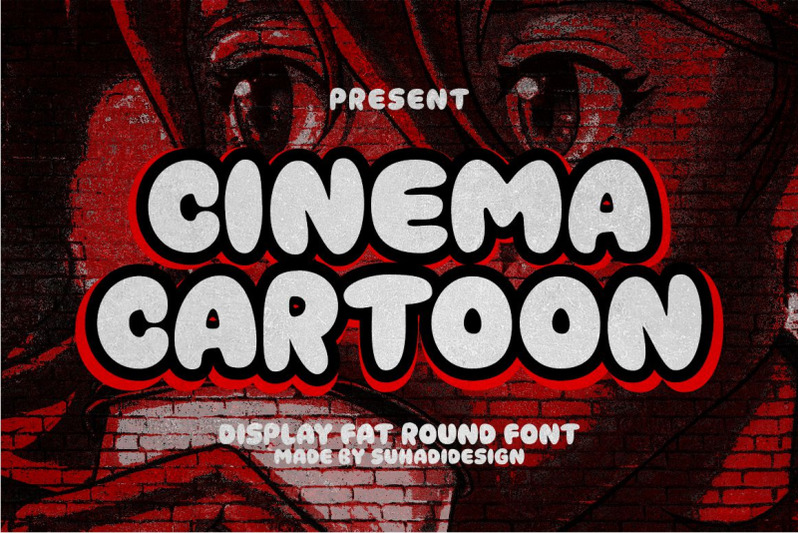 cinema-cartoon-fat-round-font