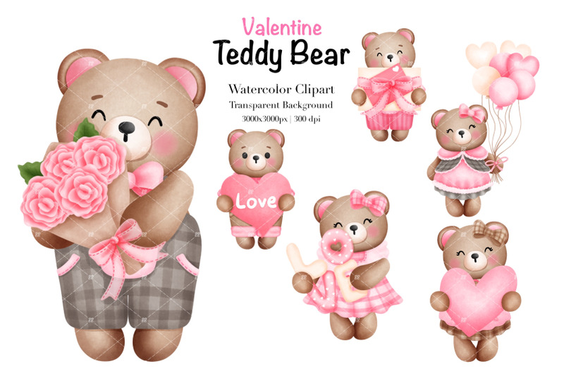 watercolor-valentine-teddy-bear-clipart