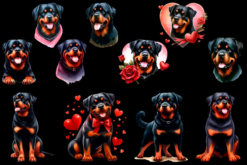 watercolor-rottweiler-clipart-dog-sublimation-png