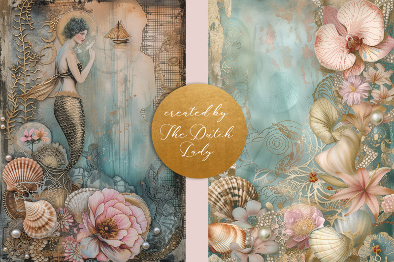 seashells-amp-mermaids-journal-paper-pack