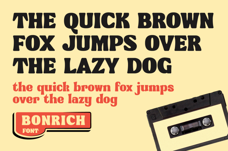 bonrich-thick-display-font